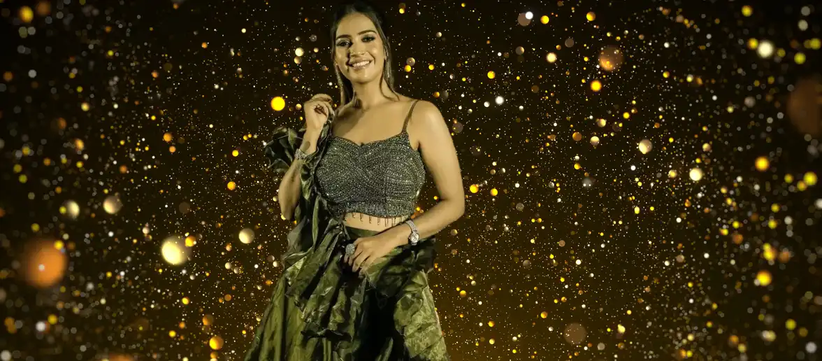 Deepika Jain presenting high-energy stage moments across Singapore